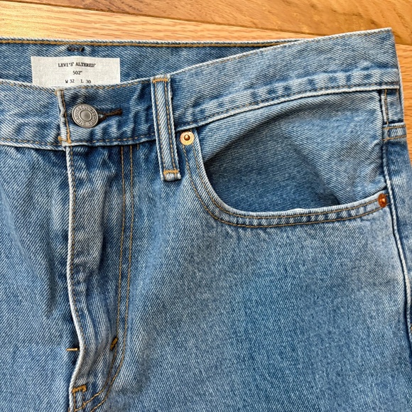 Levis altered patch work light denim jeans - Picture 2 of 7